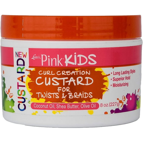 Luster's Pink Kids Curl Creation Custard for Twists and Braids 8 oz