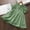 Green, variant on JUSLIO Dresses for Girls Beach Dresses Solid Crew Neck Short Sleeve Casual Cotton Dress Size 3 Y