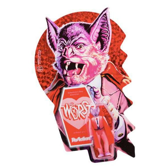 ReAction The Worst Valentine's Batula Action Figure (Glow Pink)