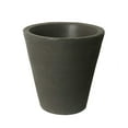 thumbnail image 2 of Algreen Olympus Planter, Self-Watering Planter, 16.5-In. Height by 16-In., Coarse Ribbed Texture, Brownstone, 2 of 2