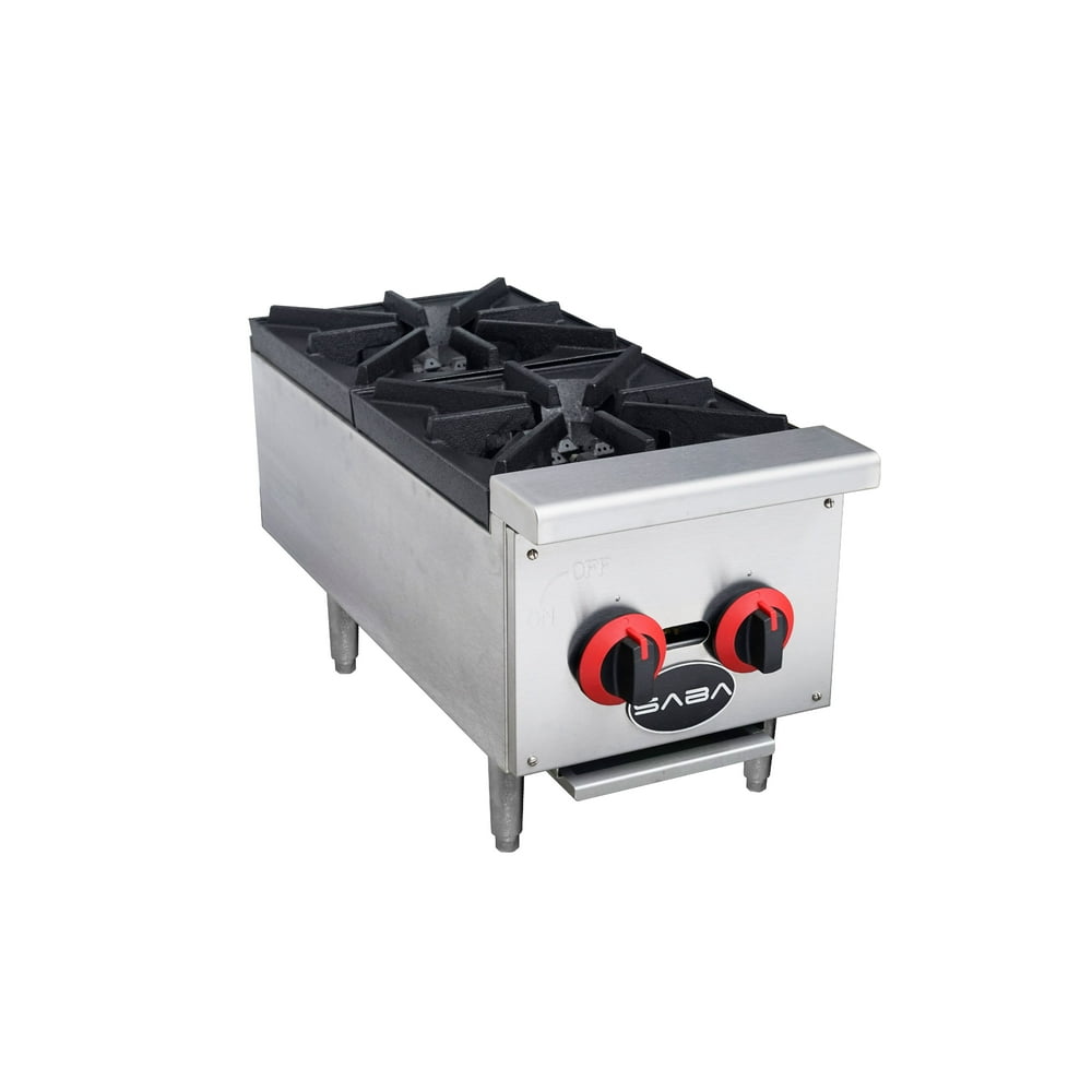 Heavy Duty Commercial Stainless Steel 2 Burner Hot Plate