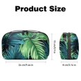 thumbnail image 5 of Palm Leaves Waterproof Oxford Cloth Storage Pouch Cable Organizer Cord Organizer Travel Small Bag 5.9x9.44x3.14 in, 5 of 6