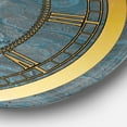 thumbnail image 2 of Designart Paysage de marbre bleu et gris horloge murale, 2 of 3