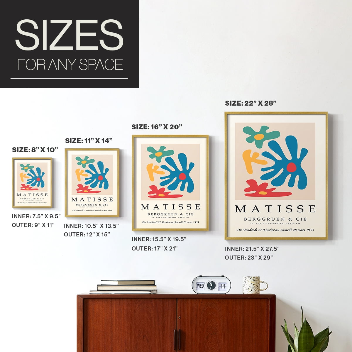 Matisse LXXIX Framed Print - Solid Wood