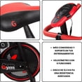 thumbnail image 4 of Bicicleta de Ejercicio Fija FRATELLO MUEBLES Mercurio Aerogym Rojo, 4 of 8
