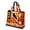 E, variant on Ktlvex Vintage Quilted Halloween Tote Bag, Halloween Pattern Shoulder Handbag, Large Capacity Holiday Shopping Bag for Halloween Party Daily Use(E)