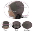 thumbnail image 2 of 13x4 Transparent Lace Frontal Short Bob Human Hair Wigs 180% Brazilia Lace Front Wig for Women, 2 of 7