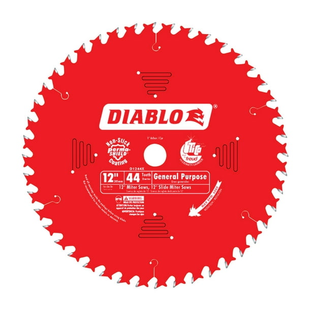 Diablo 12 in. Dia. x 1 in. Carbide Tip Circular Saw Blade 44 teeth 1 pk