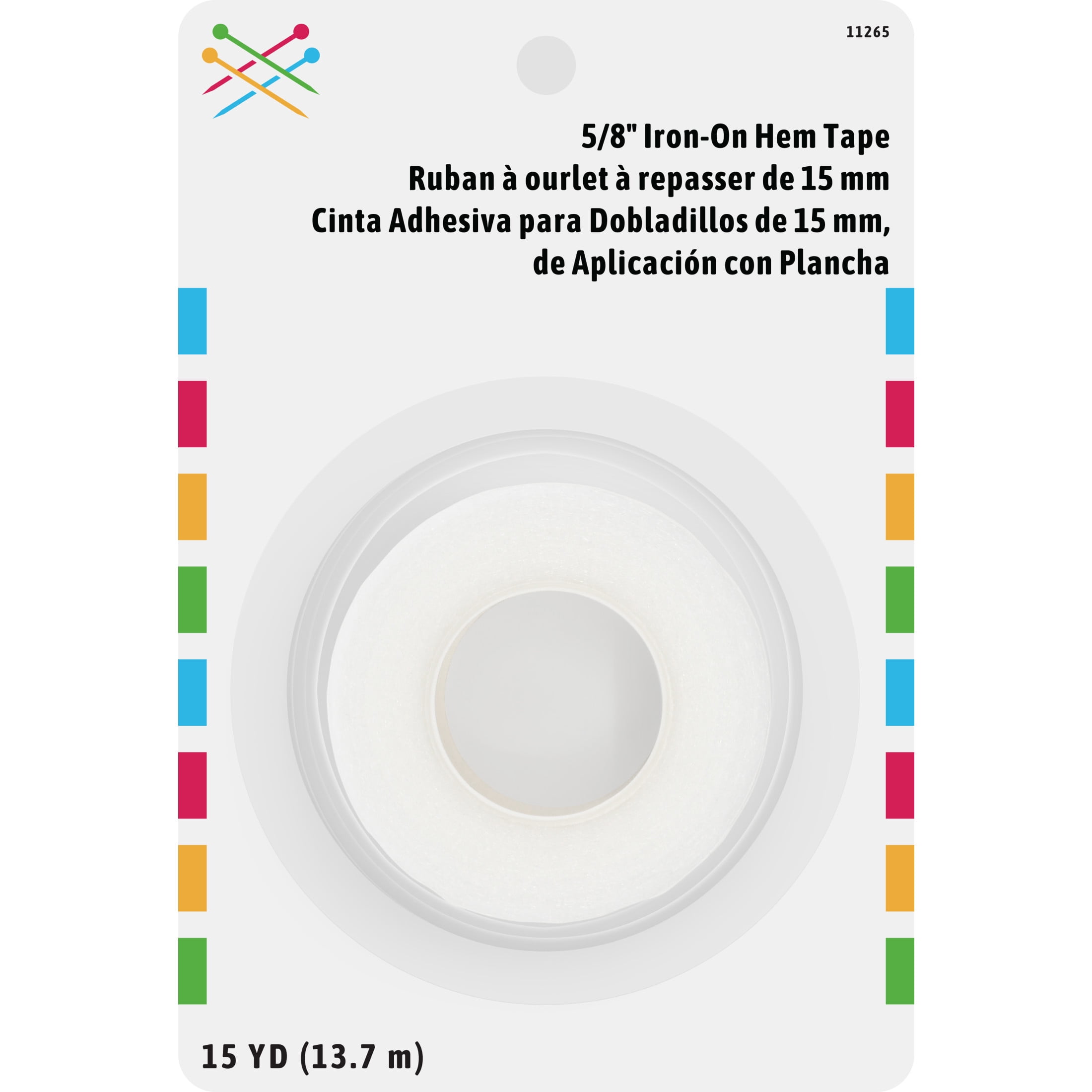 (6 pack) Iron-On Hem Tape 15 yards