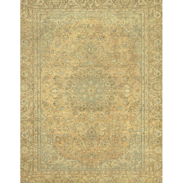 Ahgly Company Tapis d'Intérieur Rectangulaire Abstrait Chrome Or Jaune Abstrait, 7' x 10'