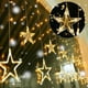 thumbnail image 5 of Luces de ventana de luna de estrella, cadena de luz de estrella de luz de cortina LED para luz de cortina de dormitorio altamente versátil, 5 of 8