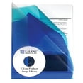 thumbnail image 2 of Multi-Section Project Folders, Clear Folders with Colored Dividers, 5/PK (Set of 12 PK), 2 of 3