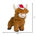 thumbnail image 2 of Christmas Darling Dancing Highland Cow 5.9055 in x 9.8425 in x 11.0236 in x 1.0143 lb, 2 of 6