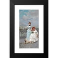 thumbnail image 2 of Vittorio Matteo Corcos 14x24 Black Modern Framed Museum Art Print Titled - Neapolitan Beauties (1885), 2 of 5