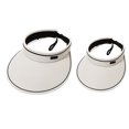 thumbnail image 4 of Sun Shade Cap Adjustable Open-Top Hat with Wide Brim, Plain Polyester Headwear for Painting and Daily Outdoor Wear, 4 of 9