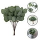 thumbnail image 3 of 12 Uds. Tallo de eucalipto falso, tallos de hojas de eucalipto artificiales realistas para arreglos florales, 3 of 5