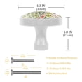 thumbnail image 3 of 4 Pcs Summer Plants Knobs for Kitchen Cabinet Cupboard Dresser Bookcase Drawer Pulls Handles Round Home Decor, 3 of 5