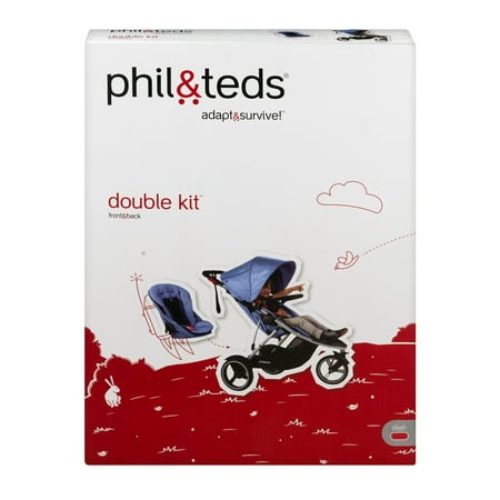 Phil & Teds Dash Double Kit, Red, 1.0 CT