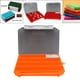 thumbnail image 4 of Caja organizadora de aparejos Sunnimix portátil con divisores extraíbles naranja, 4 of 8