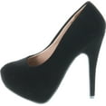 thumbnail image 2 of Forever Link Women's Sunset-89 Suede Closed Toe Dress Pumps, 2 of 7