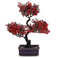 thumbnail image 1 of Artificial Bonsai Tree Fake Plant in Pot Faux Bonsai Potted Plant Ornament for Indoor Home Office Outdoor Garden, 1 of 2