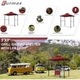 thumbnail image 7 of Eurmax 5' x 8' Double Tier Grill Canopy Gazebo, Durable Steel Frame, 7 of 7