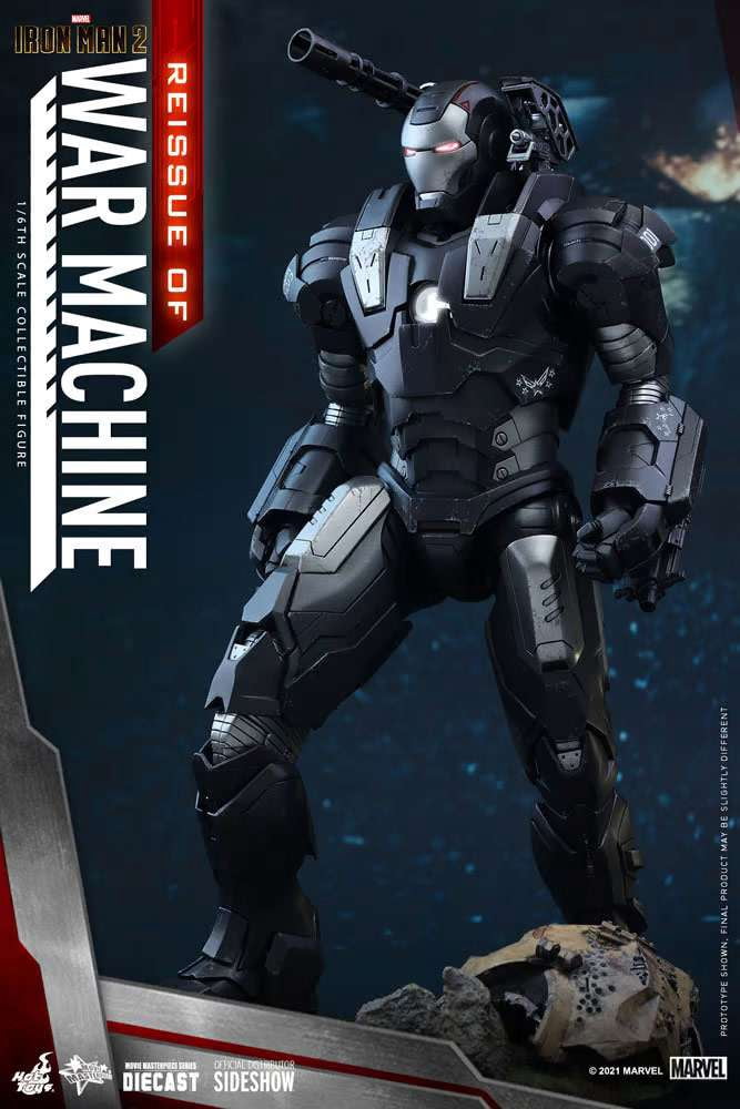 Iron Man Movie Masterpiece War Machine Collectible Figure (Reissue)