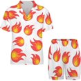 thumbnail image 3 of Sdmnsg-T Chicken And Rooster Women Pajama Set Short Sleeve Comfy Pjs Sets 2 Piece Lounge Set, 3 of 8