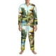 thumbnail image 3 of Balery Cartoon Mushroom House Pijama para Hombre de Dos Piezas con Manga Larga, Conjunto de Dormir y Descanso Suave con Bolsillos-XX-Large, 3 of 7