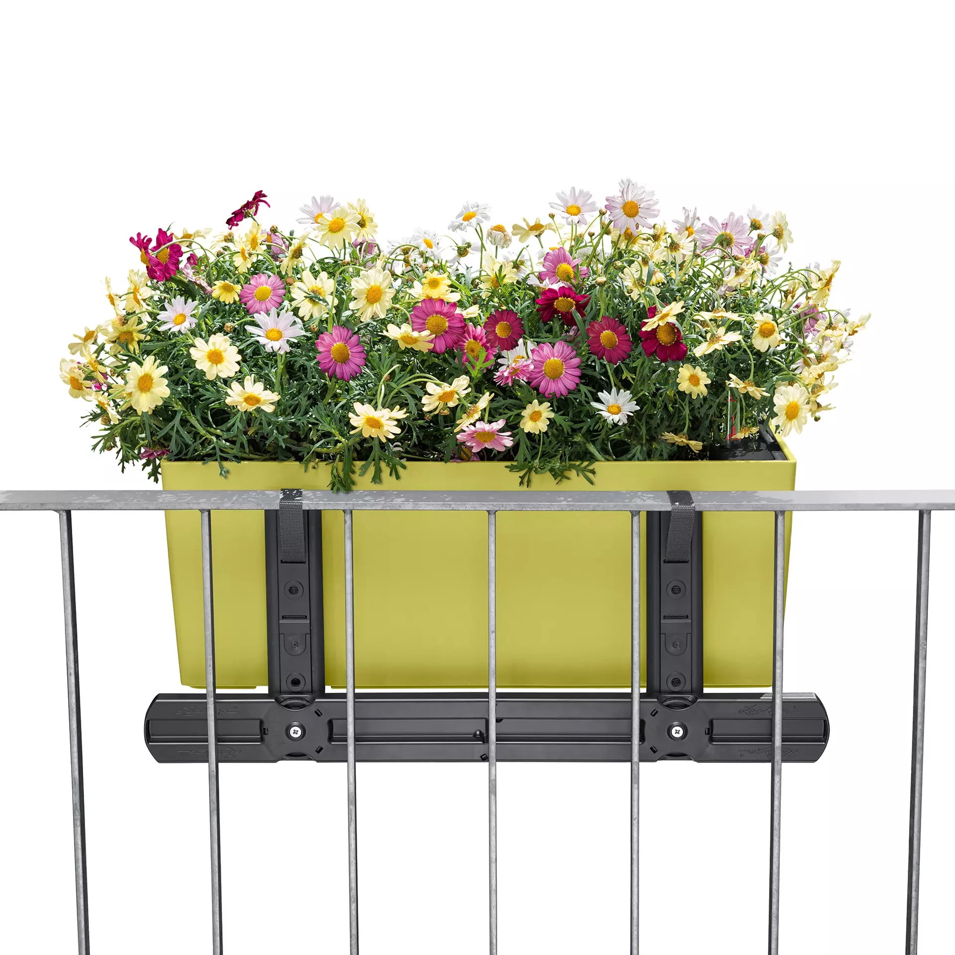Lechuza USA 20" White Rectangular Balconera Outdoor Window Planter