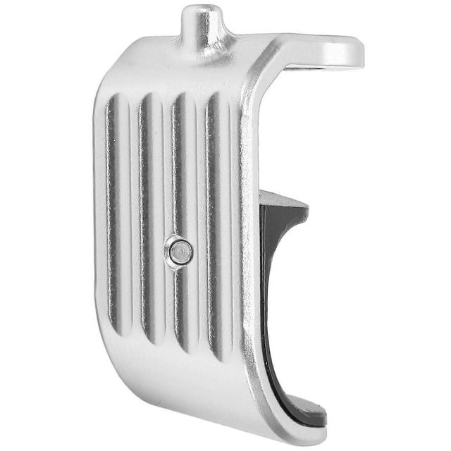 E-shaped bicycle buckle, aluminum alloy, polished plastic, lightweight design, bicycle hook, E-shaped buckle for Brompton, silver