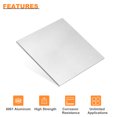 thumbnail image 4 of Uxcell 100mm x 100mm x 5mm Rectangle 6061 Aluminum Sheet Flat Metal Plate Stock, 4 of 5