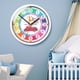 thumbnail image 1 of Reloj Analógico de 10 "para Aprender ños Sin Hacer Tictac Decir La Hora Reloj de Enseñanza Decoración de Pared Aprendizaje ños Esc jirafa Fernando reloj de pared, 1 of 8