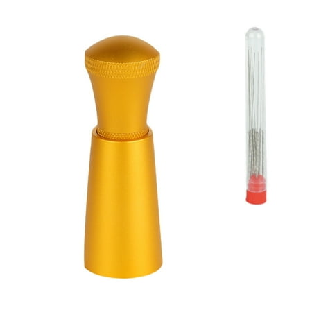 

Outoloxit Coffee Loose Powder Clumping Stirring Dispersing Needle Type Mini Portable Powder Needle Easy to Disassemble Coffee Powder Set Powder Presser