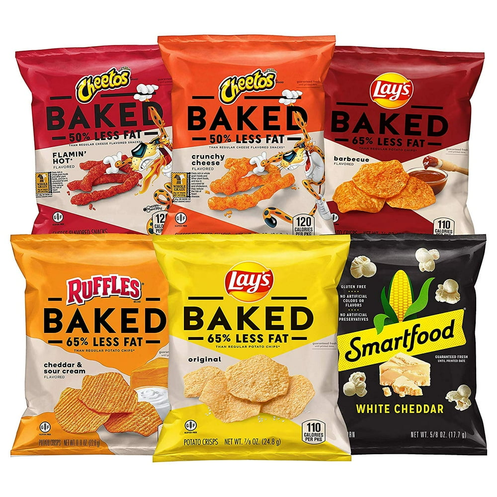 FritoLay Baked & Popped Mix Variety Pack, Pack of 40