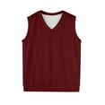 thumbnail image 4 of Stylish Sleeveless Sweater Vest for Men V-Neck Knitted Top Ideal for Spring Casual Wear Lightweight Comfortable Layering Piece Versatile Fashion Mens T-Shirts Cotton White 4xl T Shirts Big and Tall, 4 of 6