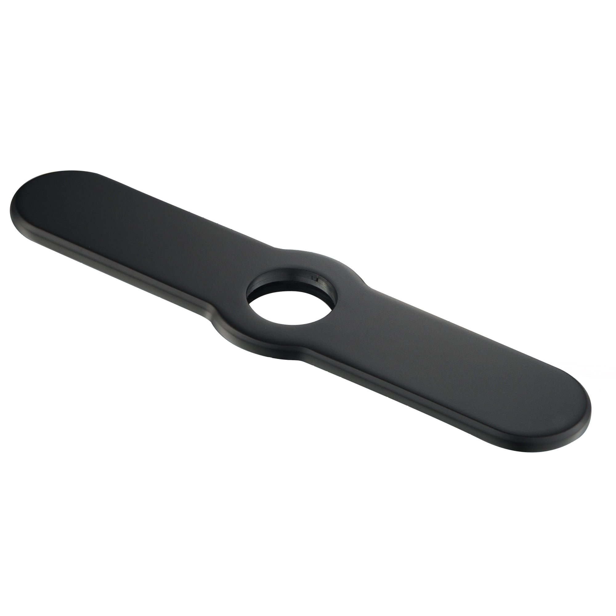 Deck Plate for Kitchen Faucet in Matte Black