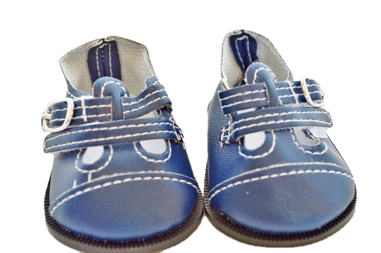 MY BRITTANY'S BLUE TO BUCKLE LEATHER SHOES FOR AMERICAN GIRL DOLLS MY BRITTANY'S BLUE TO BUCKLE LEATHER SHOES FOR AMERICAN GIRL DOLLS