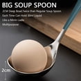 thumbnail image 4 of TFixol Stainless Steel Solid Spoon Cooking Spoon Basting Spoon Kitchen Serving Spoon Non-Stick and Heat Resistant Dishwasher Safe Easy to Clean, 4 of 6