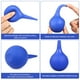 thumbnail image 2 of EeaseMX Jeringa de oído Artibetter de 75 ml, pera de succión de goma para lavado de oídos, herramienta de laboratorio (azul), 2 of 7