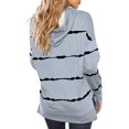 thumbnail image 3 of Chandail-Over Fin pour Femmes Hauts Amples Décontractés Chandail Mode Confortable Chandails en Molleton Manches Longues Blouses Chemises Femmes, 3 of 4