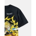 thumbnail image 3 of Dragon Ball Z Boys' Front Back Graphic Tee with Short Sleeves, Sizes 4-18, 3 of 3