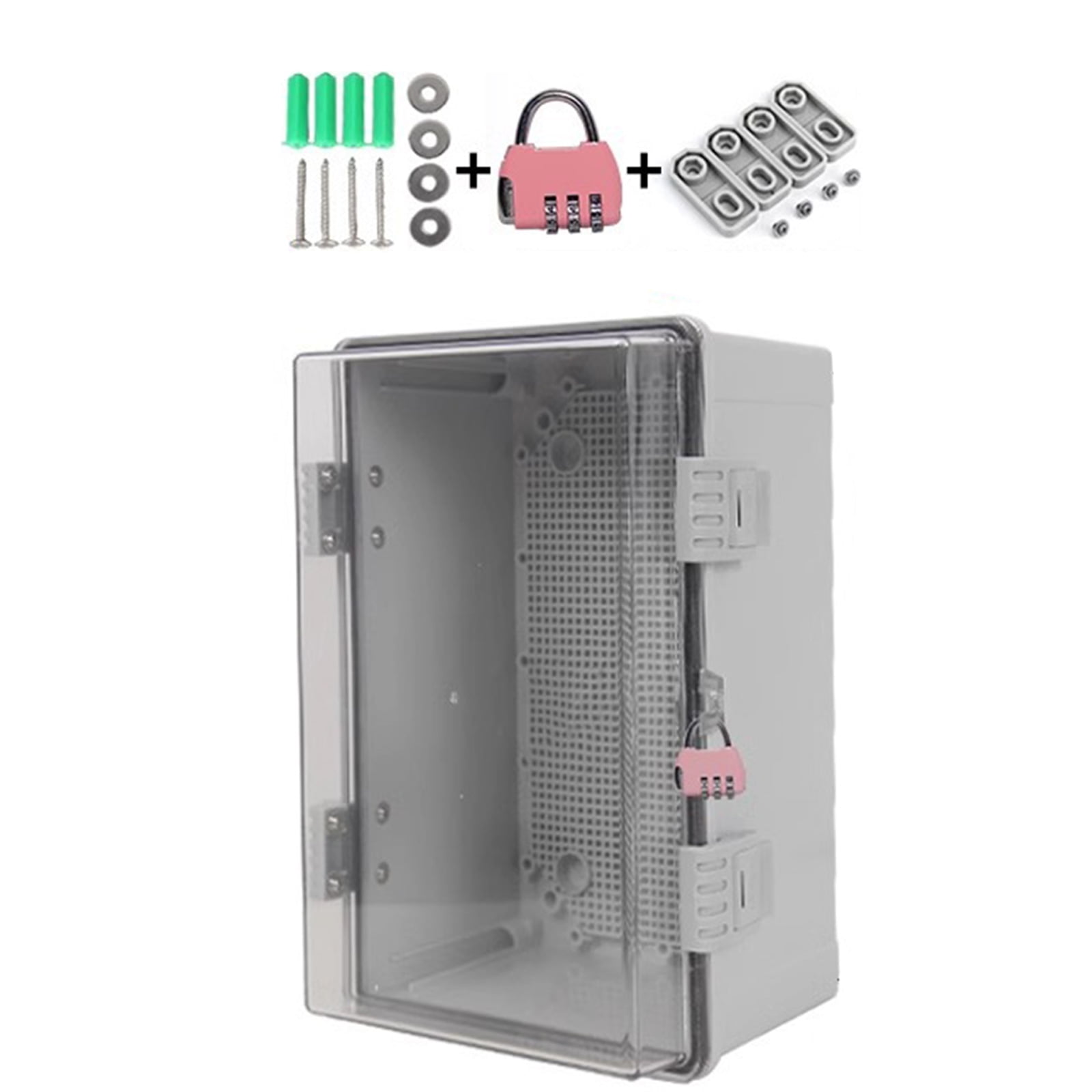 Outdoor Waterproofed Electrical Box with Lock for Child Safety and Weather Protecting in Garden Patios