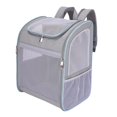 thumbnail image 4 of MERIGLARE Dog Backpack Carrier Buckle Support Foldable for Sightseeing Walking Camping Gray, 4 of 8