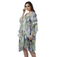 thumbnail image 6 of Moomaya Georgette Short Caftan Midi Dress Beach Swimwear Cover up Womens Kaftan, 6 of 6