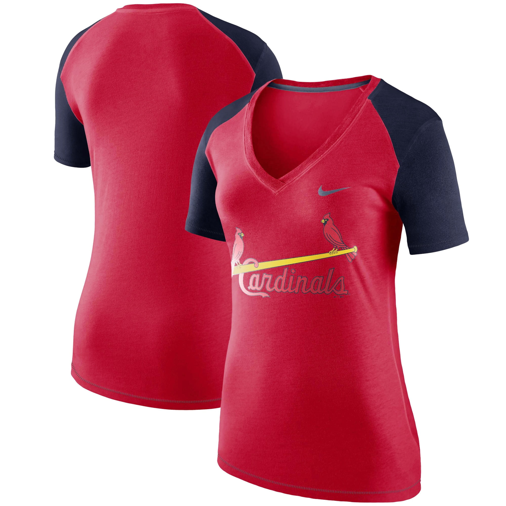 St. Louis Cardinals Nike Women&#39;s V Fan T-Shirt - Red - www.bagssaleusa.com - www.bagssaleusa.com