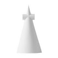 thumbnail image 2 of guohui Ceramic Ornament Bedroom Indoor Creative Collectible Geometric Cone Ornament white, 2 of 9