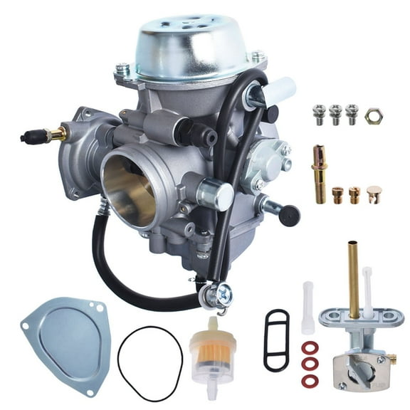 LABLT Carburetor for Yamaha Grizzly 660 2002-08 Grizzly 600 1998-01 With Fuel Petcock