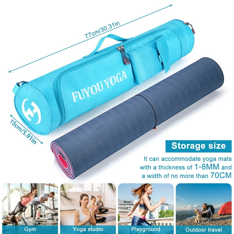 Yoga Mat Bag with Adjustable Strap Exercise Mat Bag with Storage