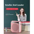 thumbnail image 2 of Portable Voice Amplifier with Wired Microphone Headset Rechargeable Speaker (Black), 2 of 4